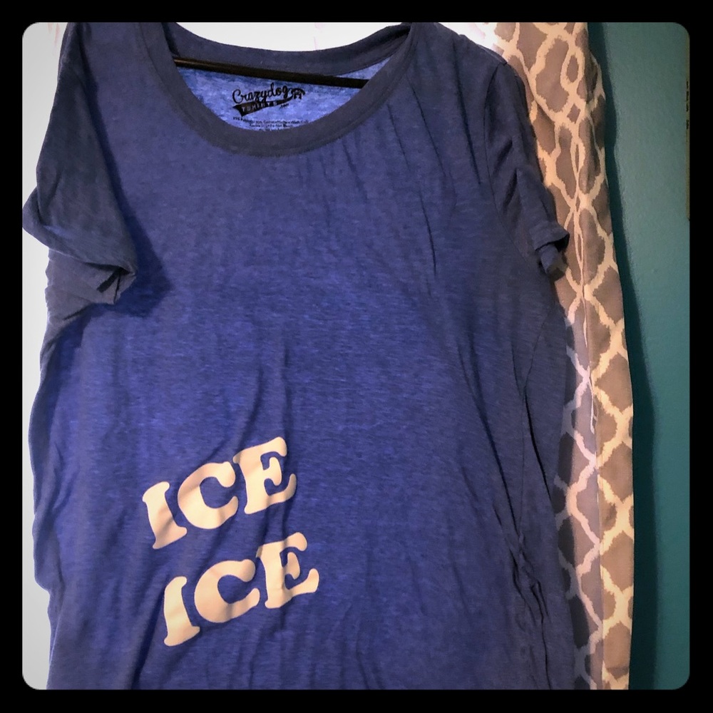 Maternity Ice Ice Baby t shirt